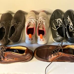 Mens shoes SIZE 12 - Lot of 4Pair  -  Rockport, Brixton, UA, LL Bean